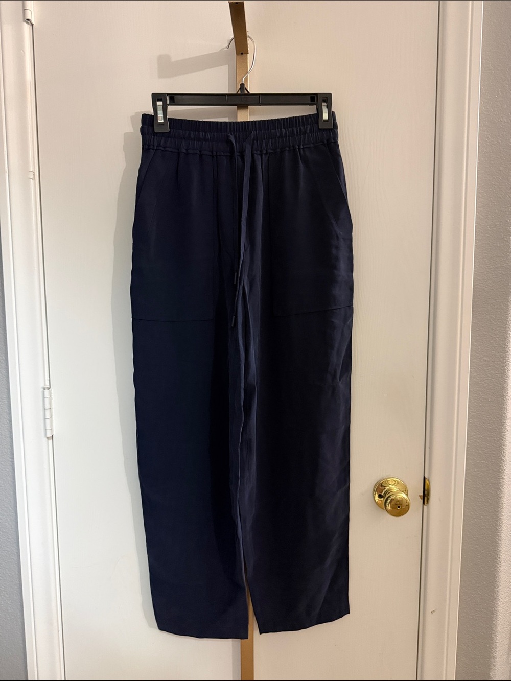 Whistles Navy Drawstring Pants